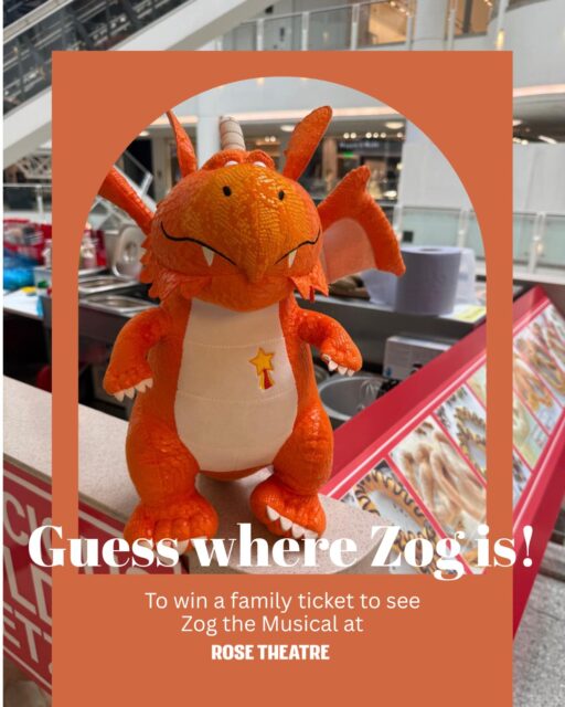 Zog Giveaway – Final Clue & Entry Post ✨🐉

This is it! Our final 'Where is Zog hiding' clue! Have you found all 4 locations around The Bentall Centre? 👀

To enter:
💬 Comment below with your guesses for all 4 Zog locations

Prize:
🎭 Win a Family Ticket to see Zog The Musical at Rose Theatre, Kingston
🧸 One runner-up will win a Zog teddy

✔️ To be in with a chance of winning, all 4 locations must be guessed correctly.

🏆 Winner and runner-up selected on Friday 22nd May 2026.

Good luck everyone! 🐉 T&Cs apply.