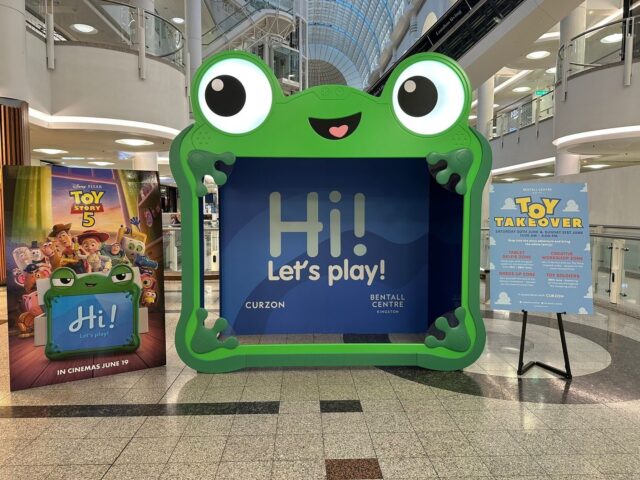 Our Tablet Selfie Zone is now open!🐸
Pop by from today until 28th June to snap some fun photos and don't forget to take part in our Toy Takeover Trail while you're here! 🧸