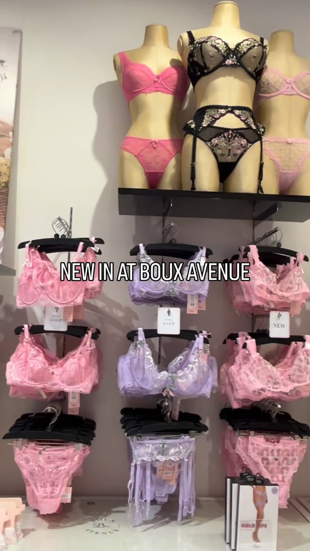 Refresh your lingerie drawer with the latest arrivals @bouxavenue 🛍️❤️