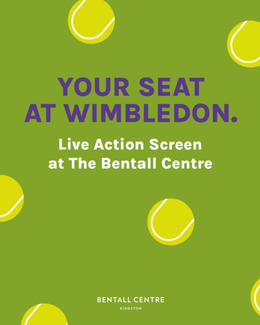 Your Wimbledon plans? Sorted. 🎾 And you don't even need to leave Kingston!

From Monday 29th June, The Bentall Centre is serving up a two-week Wimbledon Takeover, complete with a big screen, deck chairs and all the Centre Court atmosphere.

Join us to catch every serve, rally and match point as the action unfolds. Grab a seat, soak up the summer vibes and enjoy Wimbledon right here in Kingston. 🙌