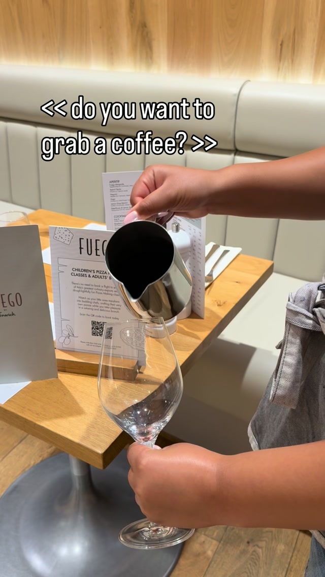 This this to someone that you need to grab a “COFFEE’ with at Fuego, Fenwick. ☕️⛔️🍷