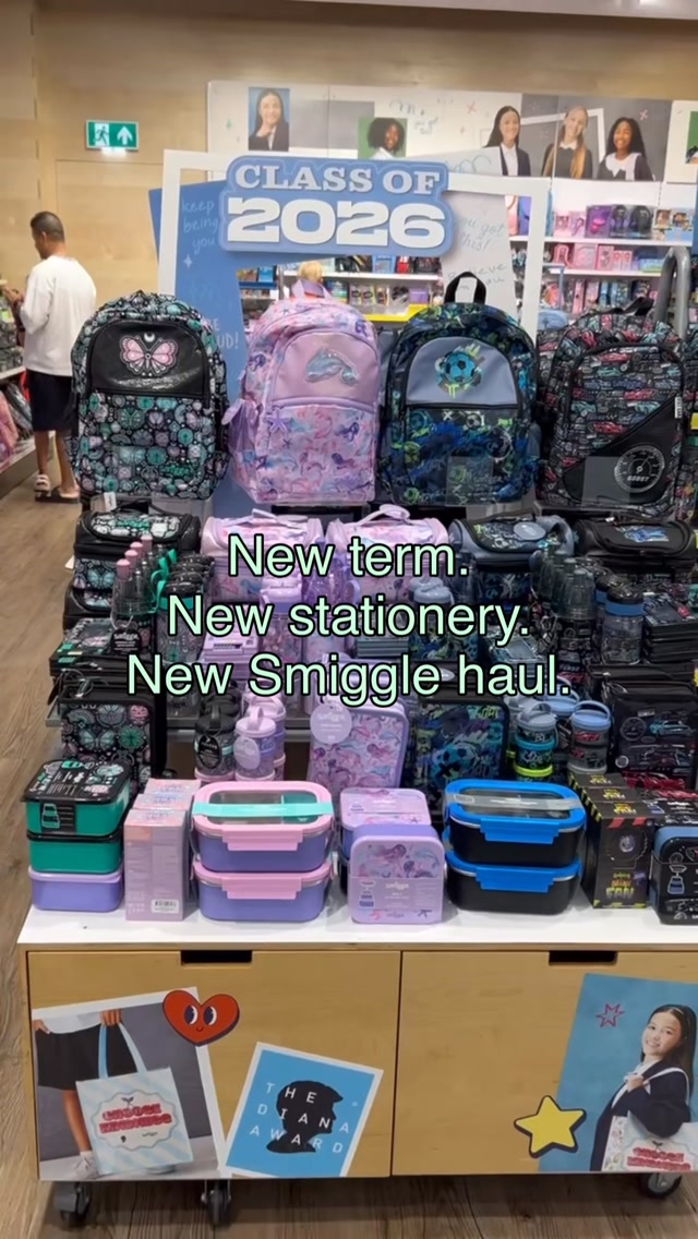 Pens, pencils, bags, bottles… Smiggle’s got it covered. ✏️🎒