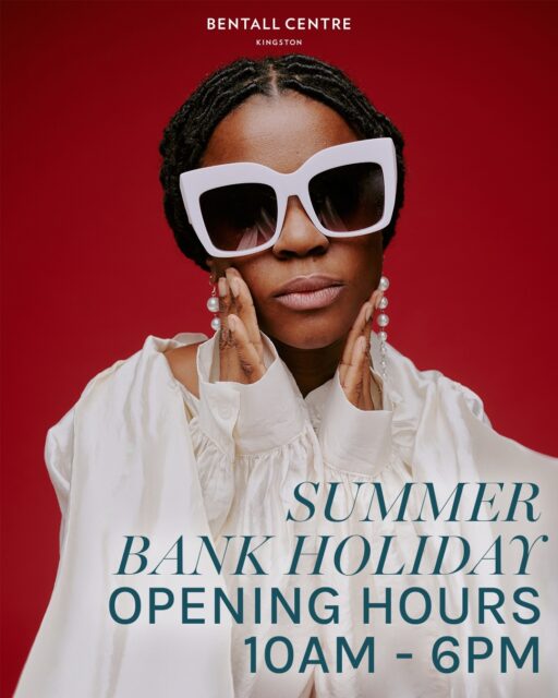 Bank Holiday Monday plans? We’re open 10am–6pm. 🛍️

See you at The Bentall Centre.
