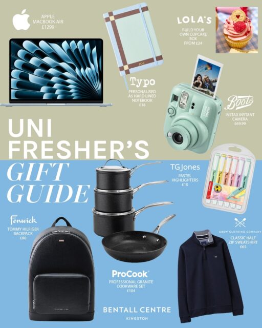 Freshers, consider this your sign to get your uni haul sorted. 👀

From the essentials to the stuff you definitely didn’t plan on buying, find everything you need at The Bentall Centre. 🎒📚