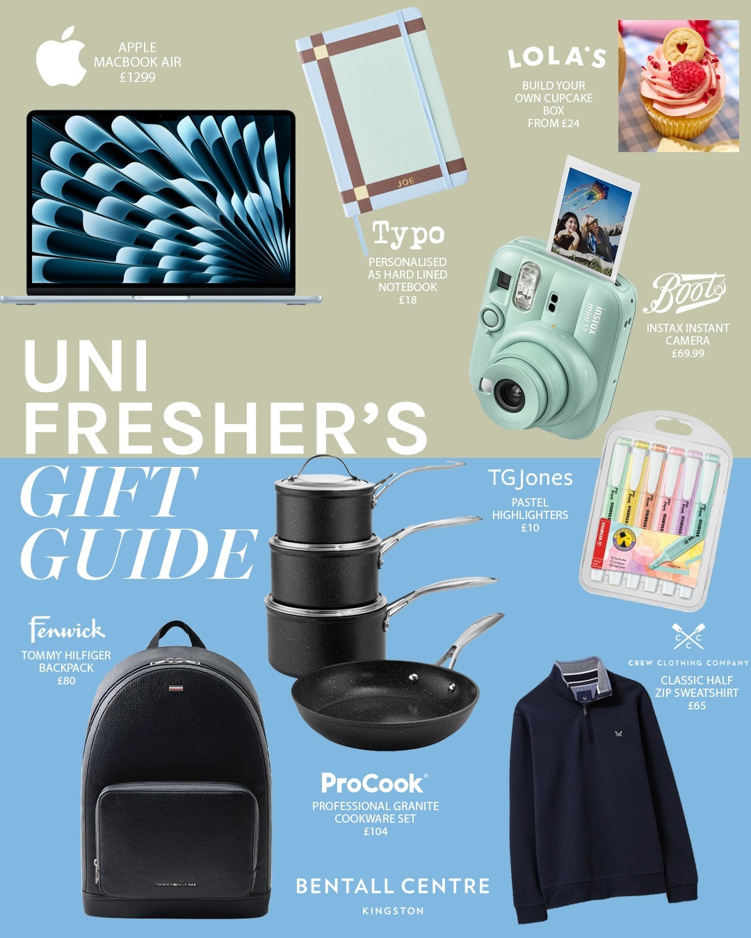 Freshers, consider this your sign to get your uni haul sorted. 👀

From the essentials to the stuff you definitely didn’t plan on buying, find everything you need at The Bentall Centre. 🎒📚