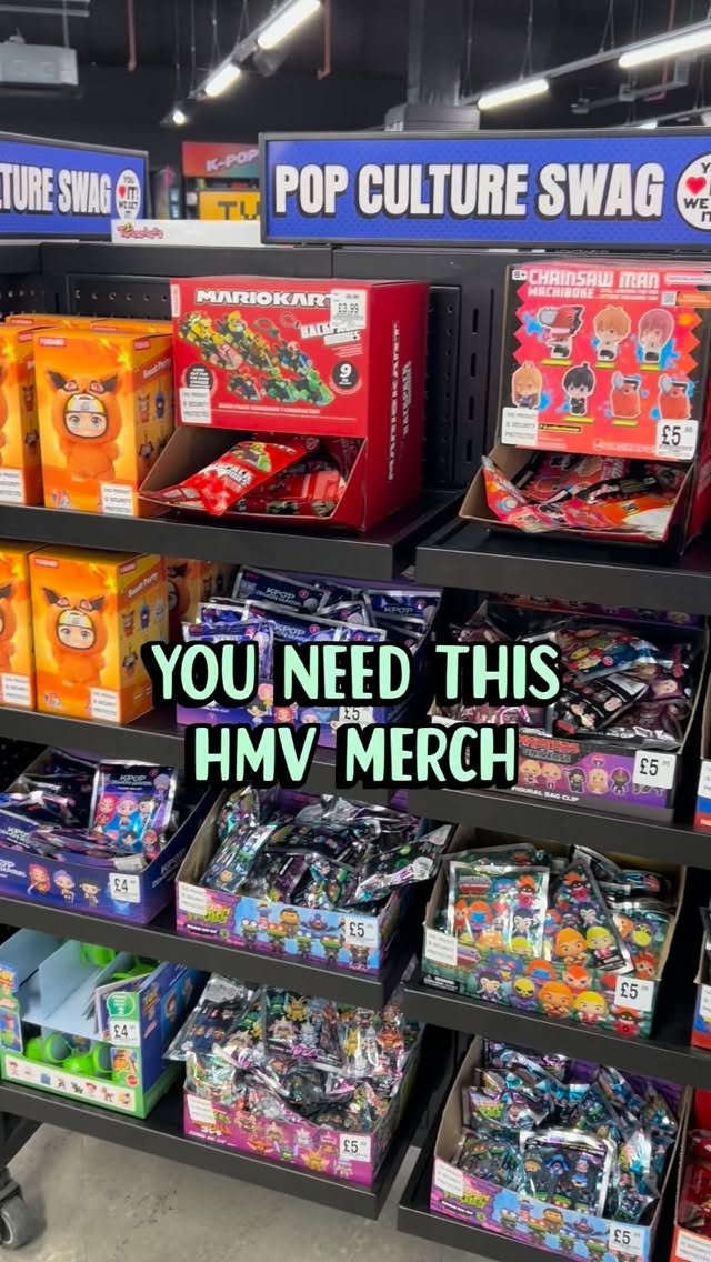 You NEED this HMV merch. 👀 From cult classics to current obsessions, HMV has your pop culture fix covered. Which one are you taking home? 👇