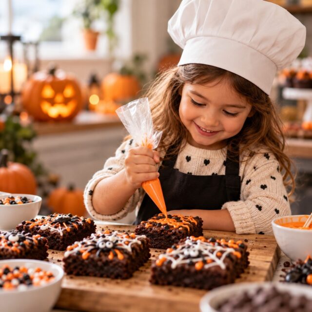 🎃 Calling all little bakers! 👻🍫
The Halloween Bakery Academy is coming to Fenwick Kingston on 29th & 30th October!
Join Mason + Rye at 3:30pm for a frightfully fun afternoon of baking, where little ones can make and decorate their very own spooky brownie to take home. 🕷️✨
Plus, they’ll enjoy a delicious picnic lunch as part of the experience.