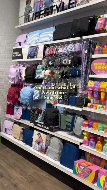 Have you seen these in store yet?! 🤩
How would you design your own bag? 🎒
📍Smiggle
#smiggle #backpack #designyourown
