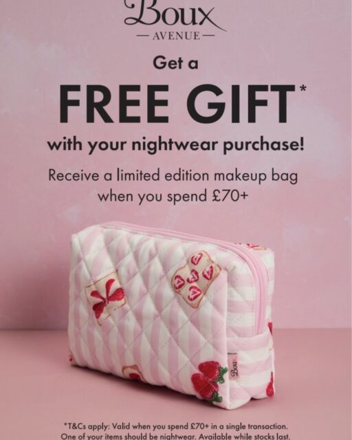 💕 A little treat 💕
Shop your favourite nightwear at Boux Avenue and receive a FREE limited-edition makeup bag when you spend £70 or more! 🎀
Available while stocks last. T&Cs apply.
Visit Boux Avenue at The Bentall Centre and treat yourself! 🛍️💗
#kingston #bentalcentre